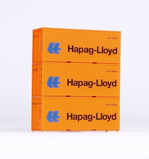 Piko 56202 Container 3er-Set 20' Hapag Lloyd